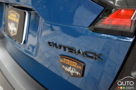 2022 Subaru Outback Wilderness, badging